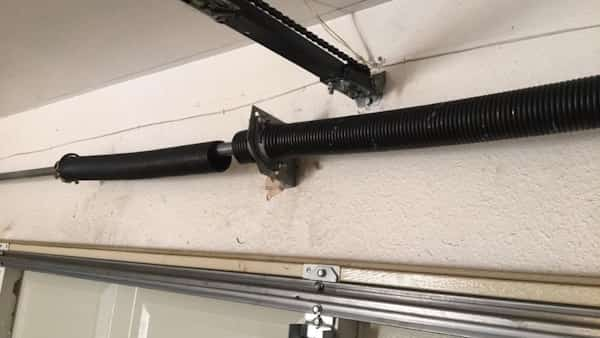 broken garage door spring